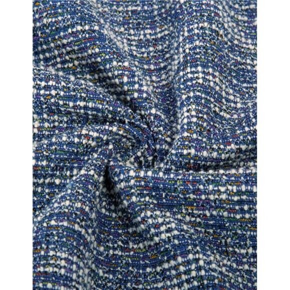 Dress Women Pencil Dress Cap Sleeve Blue (Textured) - Picture 5 of 6